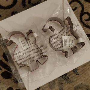 Threshold Stainless Steel Cookie Cutter Santa Set ~ 2 Piece